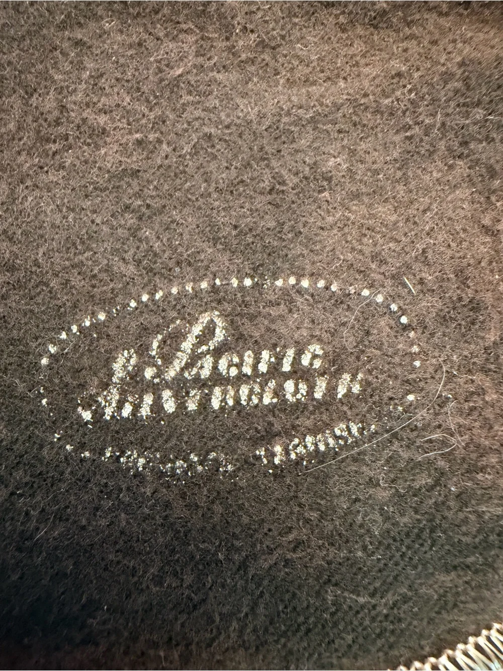 Vintage Linz Dallas Pacific Silvercloth Anti-Tarnish Storage Pouch Bag